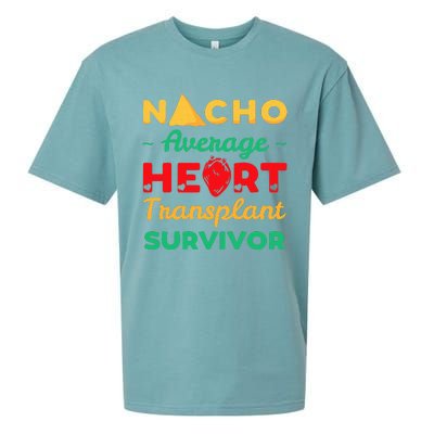 Heart Transplant Nacho Lover Survivor Cardiac Orthotopic Sueded Cloud Jersey T-Shirt