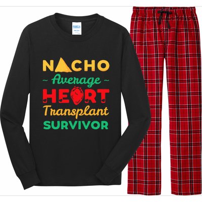 Heart Transplant Nacho Lover Survivor Cardiac Orthotopic Long Sleeve Pajama Set