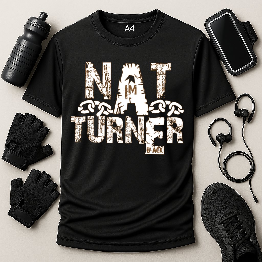 Historically Tee Nat Turner Cute Gift Blue Small Cooling Performance Crew T-Shirt