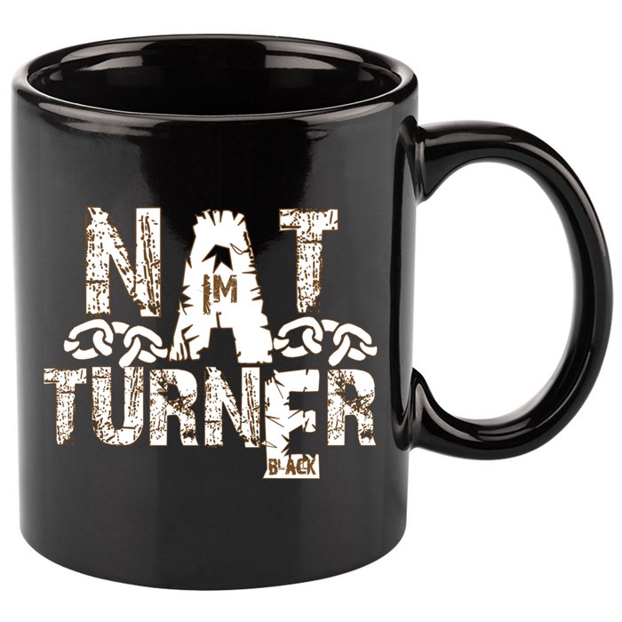 Historically Tee Nat Turner Cute Gift Blue Small 11oz C Handle Ceramic Mug