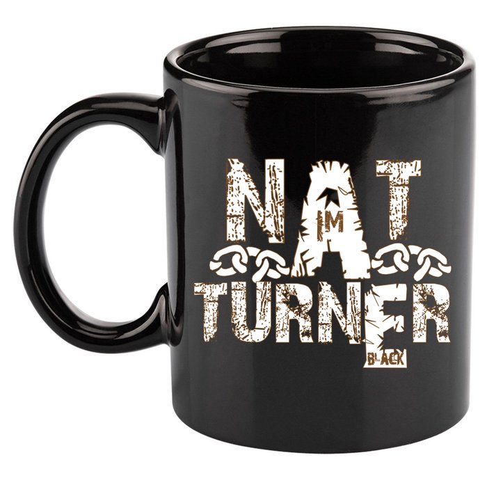 Historically Tee Nat Turner Cute Gift Blue Small 11oz C Handle Ceramic Mug