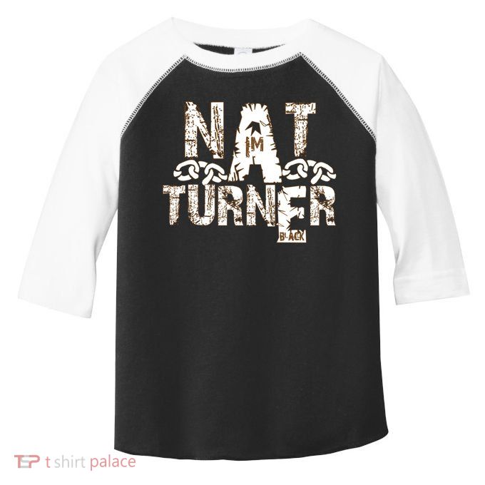 Historically Tee Nat Turner Cute Gift Blue Small Toddler Fine Jersey T-Shirt