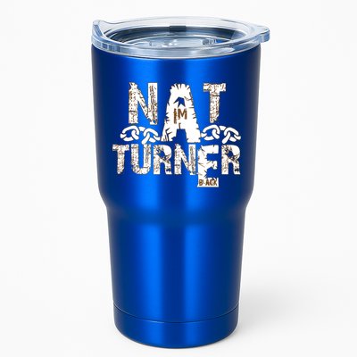 Historically Tee Nat Turner Cute Gift Blue Small Tumbler