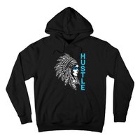 Hustle Tee Native American Indian Girl Rap Lover Christmas Hoodie