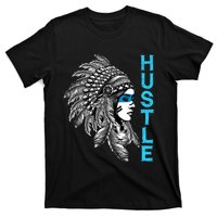 Hustle Tee Native American Indian Girl Rap Lover Christmas T-Shirt