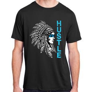 Hustle Tee Native American Indian Girl Rap Lover Christmas Adult ChromaSoft Performance T-Shirt