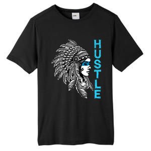 Hustle Tee Native American Indian Girl Rap Lover Christmas Tall Fusion ChromaSoft Performance T-Shirt