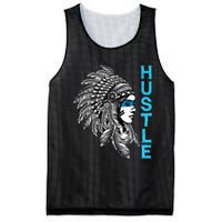 Hustle Tee Native American Indian Girl Rap Lover Christmas Mesh Reversible Basketball Jersey Tank