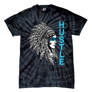 Hustle Tee Native American Indian Girl Rap Lover Christmas Tie-Dye T-Shirt