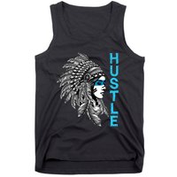 Hustle Tee Native American Indian Girl Rap Lover Christmas Tank Top