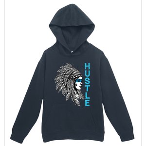 Hustle Tee Native American Indian Girl Rap Lover Christmas Urban Pullover Hoodie