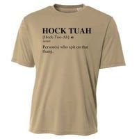 Hock Tuah Noun Definition Person Who Spit On That Thang Cooling Performance Crew T-Shirt