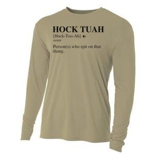 Hock Tuah Noun Definition Person Who Spit On That Thang Cooling Performance Long Sleeve Crew