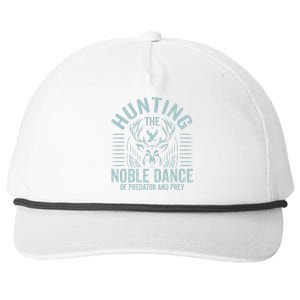 Hunting The Noble Dance Of Predator And Prey Hunting Snapback Five-Panel Rope Hat