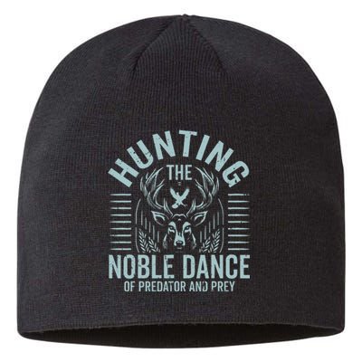 Hunting The Noble Dance Of Predator And Prey Hunting Sustainable Beanie