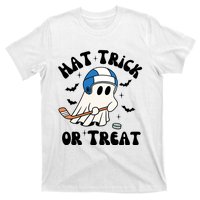 Hat Trick Or Treat Hilarious Hockey Halloween Family T-Shirt