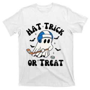 Hat Trick Or Treat Hilarious Hockey Halloween Family T-Shirt