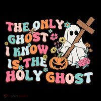 Halloween The Only Ghost I Know Is The Holy Ghost Christian Impact Tech Backpack