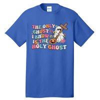 Halloween The Only Ghost I Know Is The Holy Ghost Christian Tall T-Shirt