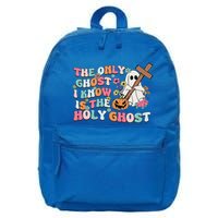 Halloween The Only Ghost I Know Is The Holy Ghost Christian 16 in Basic Backpack