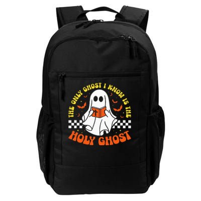 Halloween The Only Ghost I Know Is The Holy Ghost Christian Daily Commute Backpack