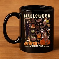 Halloween Trick Or Treat 11oz C Handle Ceramic Mug