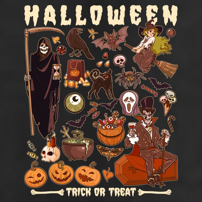 Halloween Trick Or Treat 11oz C Handle Ceramic Mug