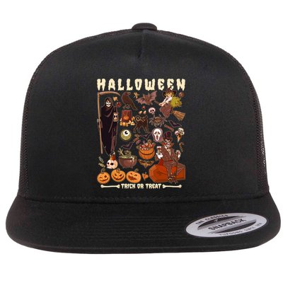 Halloween Trick Or Treat Flatbill Hat