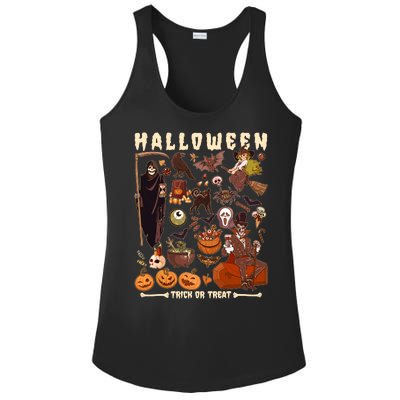 Halloween Trick Or Treat Ladies PosiCharge Competitor Racerback Tank