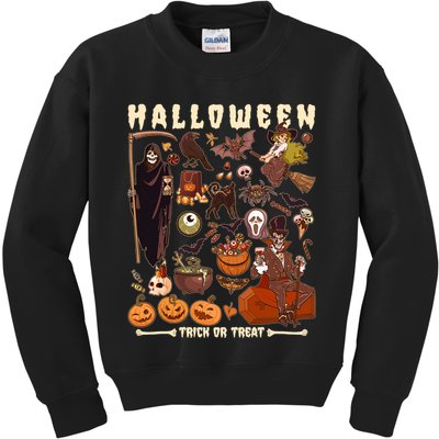Halloween Trick Or Treat Kids Sweatshirt
