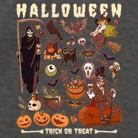 Halloween Trick Or Treat Vector Backpack