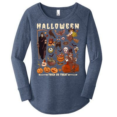 Halloween Trick Or Treat Women's Perfect Tri Tunic Long Sleeve Shirt