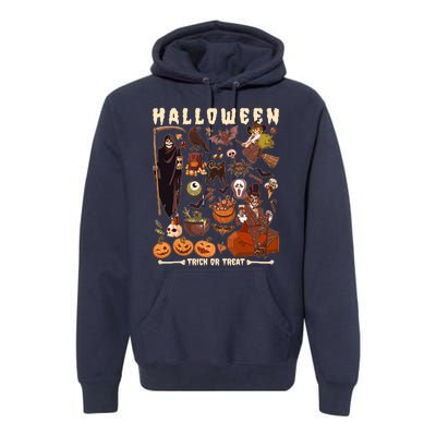 Halloween Trick Or Treat Premium Hoodie