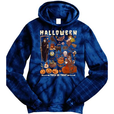 Halloween Trick Or Treat Tie Dye Hoodie