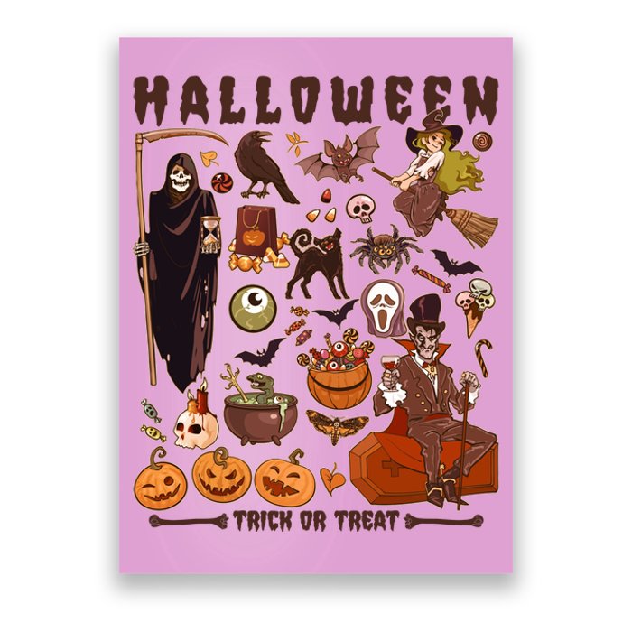 Halloween Trick Or Treat Poster