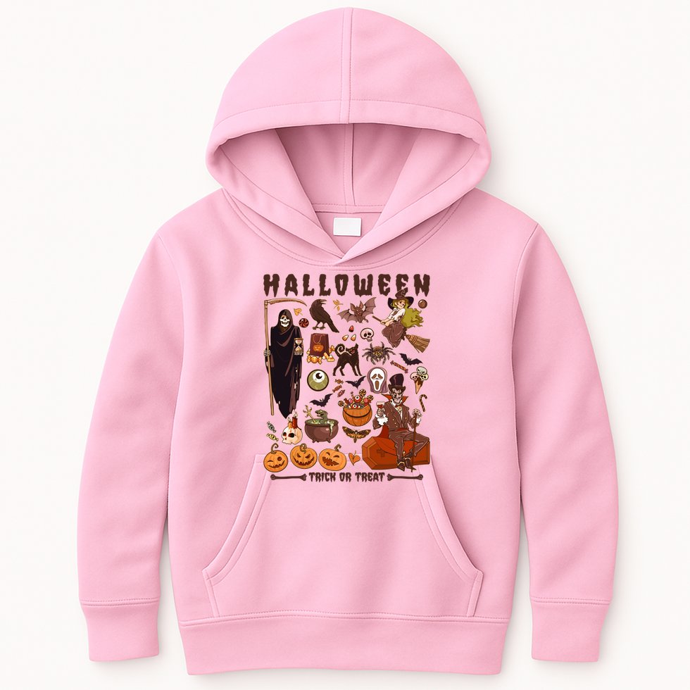 Halloween Trick Or Treat Kids Hoodie