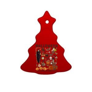 Halloween Trick Or Treat Ceramic Tree Ornament