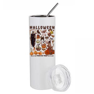 Halloween Trick Or Treat Stainless Steel Tumbler