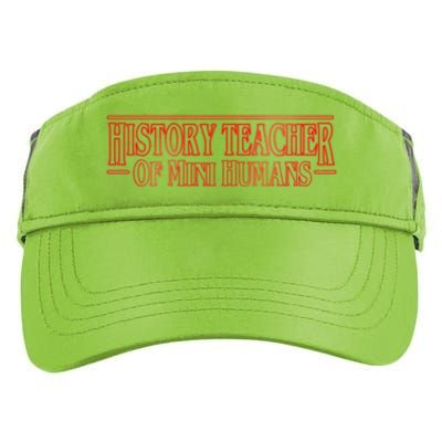 History Teacher Of Mini Hu Team Funny Gift Adult Drive Performance Visor