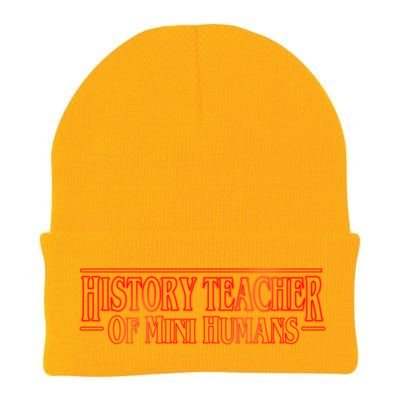 History Teacher Of Mini Hu Team Funny Gift Knit Cap Winter Beanie