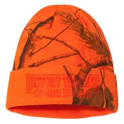 History Teacher Of Mini Hu Team Funny Gift Kati Licensed 12" Camo Beanie