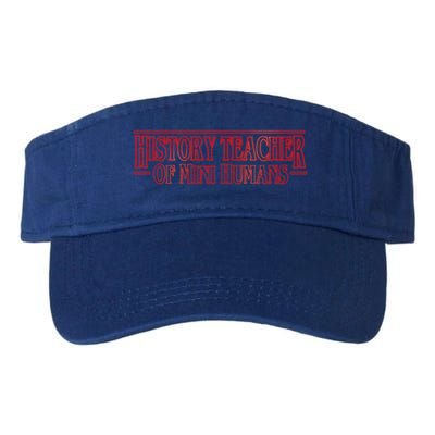 History Teacher Of Mini Hu Team Funny Gift Valucap Bio-Washed Visor