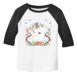 Halloween Trick Or Teach Groovy Retro Ghost Floral Teacher Gift Toddler Fine Jersey T-Shirt