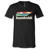 Humboldt Tennessee Outdoors Retro Nature Graphic V-Neck T-Shirt