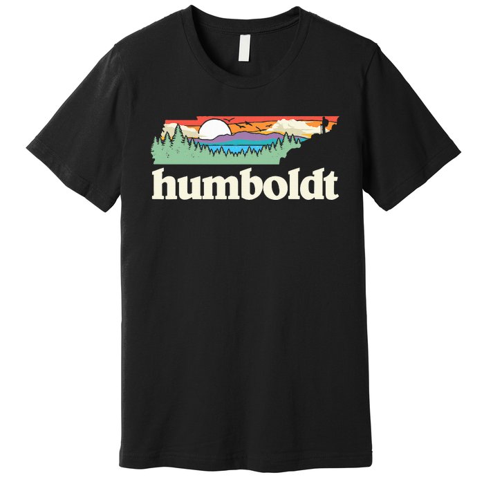 Humboldt Tennessee Outdoors Retro Nature Graphic Premium T-Shirt