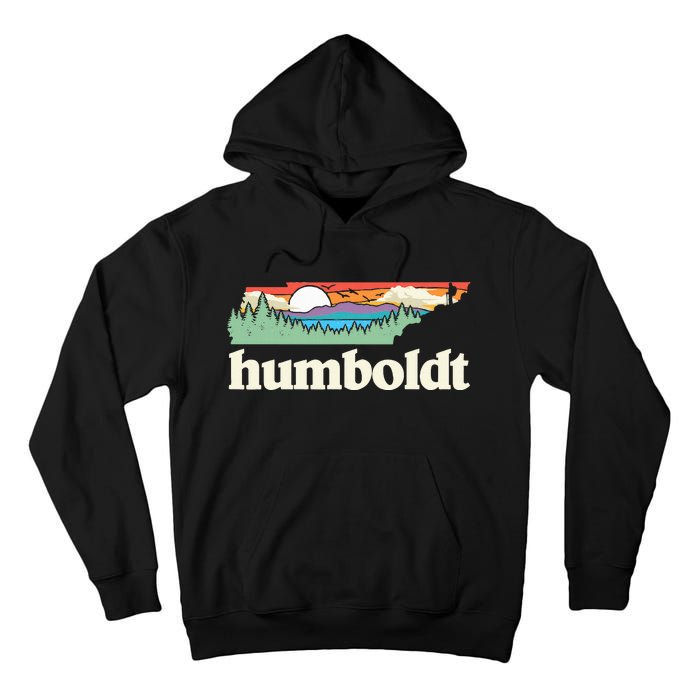 Humboldt Tennessee Outdoors Retro Nature Graphic Tall Hoodie