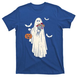 Halloween Trick Or Treat Scary Ghost Spooky Season Retro Gift T-Shirt