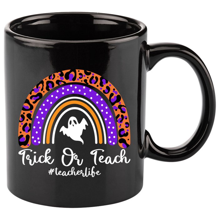 Halloween Trick Or Teach #Teacher Life 11oz C Handle Ceramic Mug