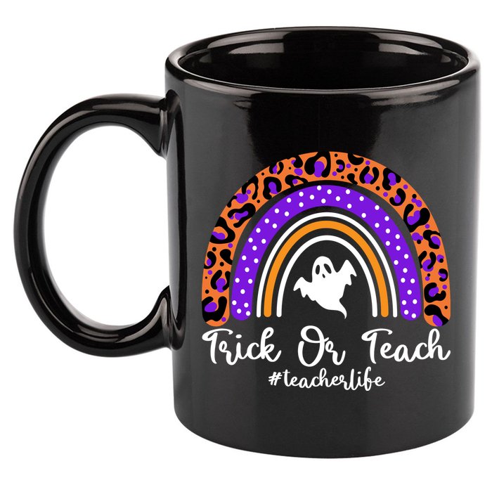 Halloween Trick Or Teach #Teacher Life 11oz C Handle Ceramic Mug