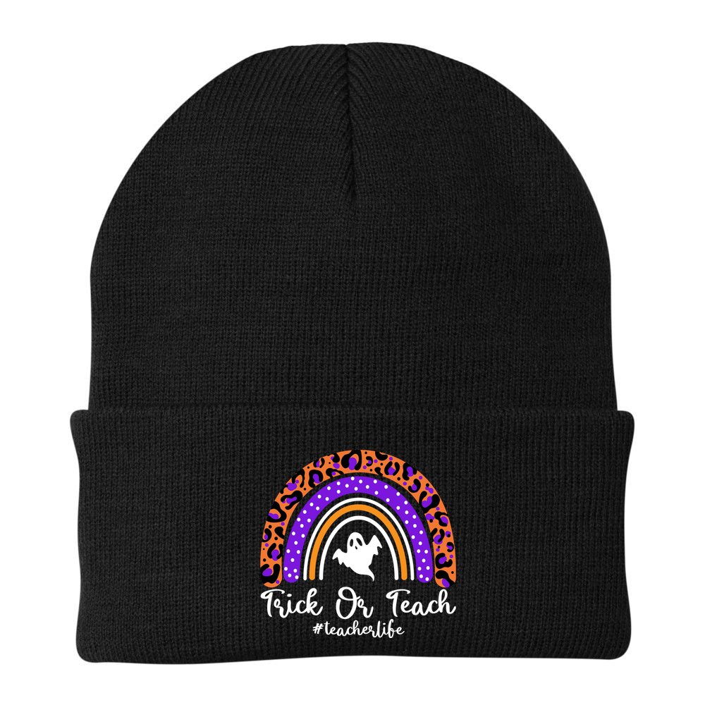 Halloween Trick Or Teach #Teacher Life Beanie